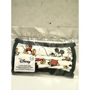 Disney Parks Store Cloth Face Mask Mickey Mouse Adult Large New In Package NIP